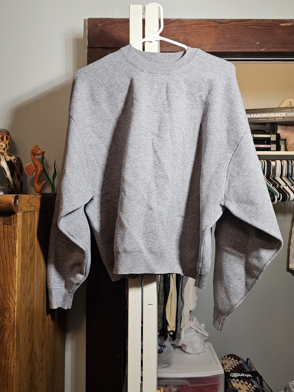 Zara Women's Crewneck Sweater - Heather Gray